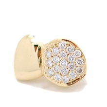 SILVER 14K Dipped Flooded Tooth