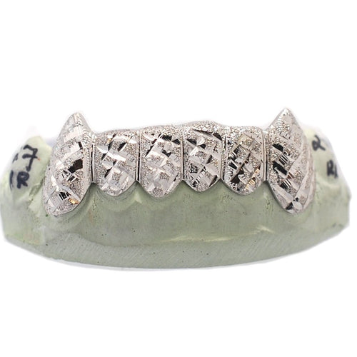 Silver Diamond Dust and Cut  Set