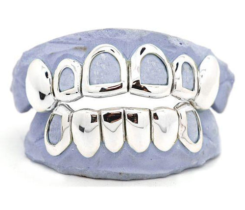 Silver Open Face Grillz Montreal