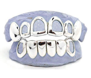 Silver Open Face Grillz Montreal